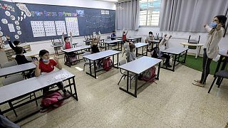 İsrail'de bir ilkokul sınıfı