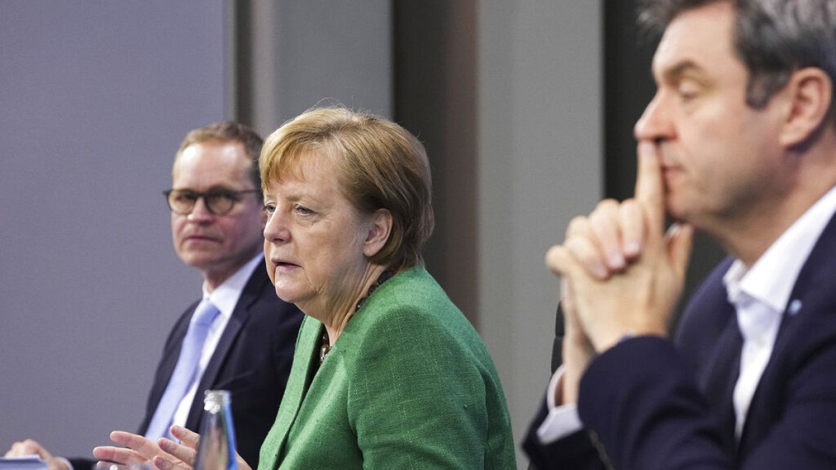 Η Καγκελάριος Μέρκελ προεδρεύει της σύσκεψης κυβέρνησης - κρατιδίων για το lockdown στη Γερμανία
