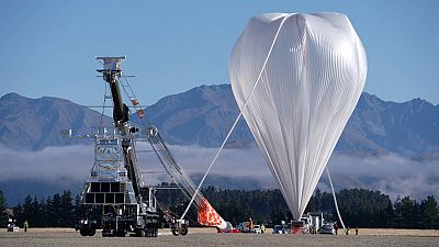 One of NASA's super pressure balloons used in the 2020 New Zealand Campaign. The Harvard University backed project will likely be similar to this balloon. One of NASA's super pressure balloons used in the 2020 New Zealand Campaign. The Harvard University backed project will likely be similar to this balloon.