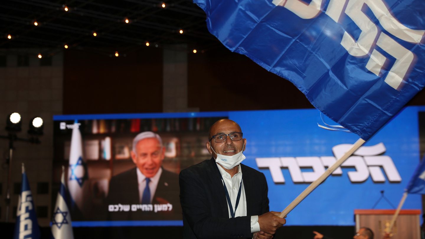 israil de resmi olmayan ilk sonuclara gore netanyahu nun partisi yarisi onde goturuyor euronews