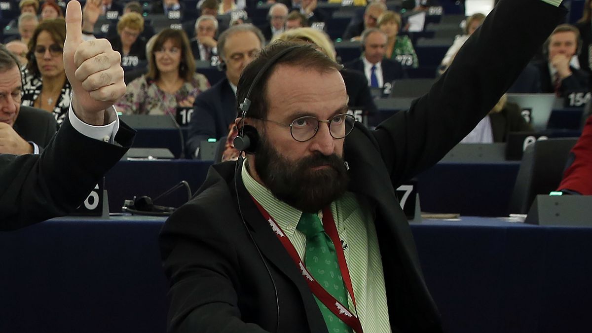 Szájer József az Európai Parlamentben 2016-ban