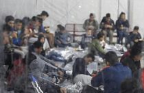 US authorities publish footage from migrant processing centre