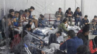 US authorities publish footage from migrant processing centre