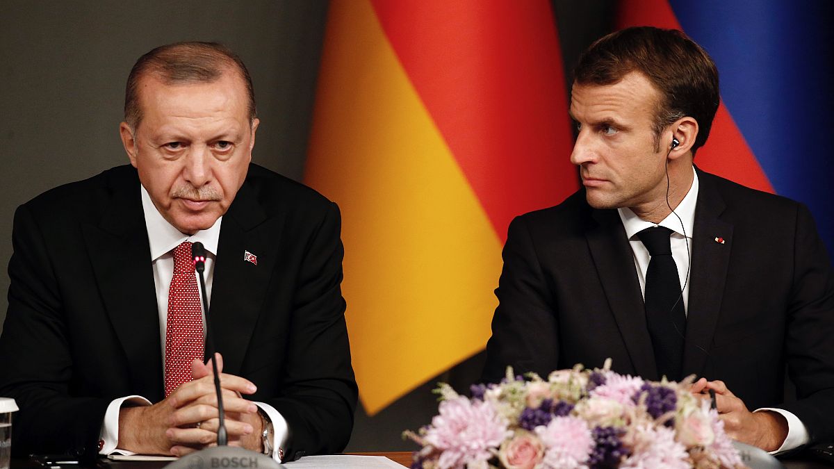 Türkiye Cumhurbaşkanı Erdoğan & Fransa Cumhurbaşkanı Macron / Arşiv