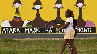 Kampagne fürs Maskentragen in Südafrika