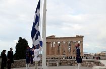مراسم استقلال در آکروپولیس یونان