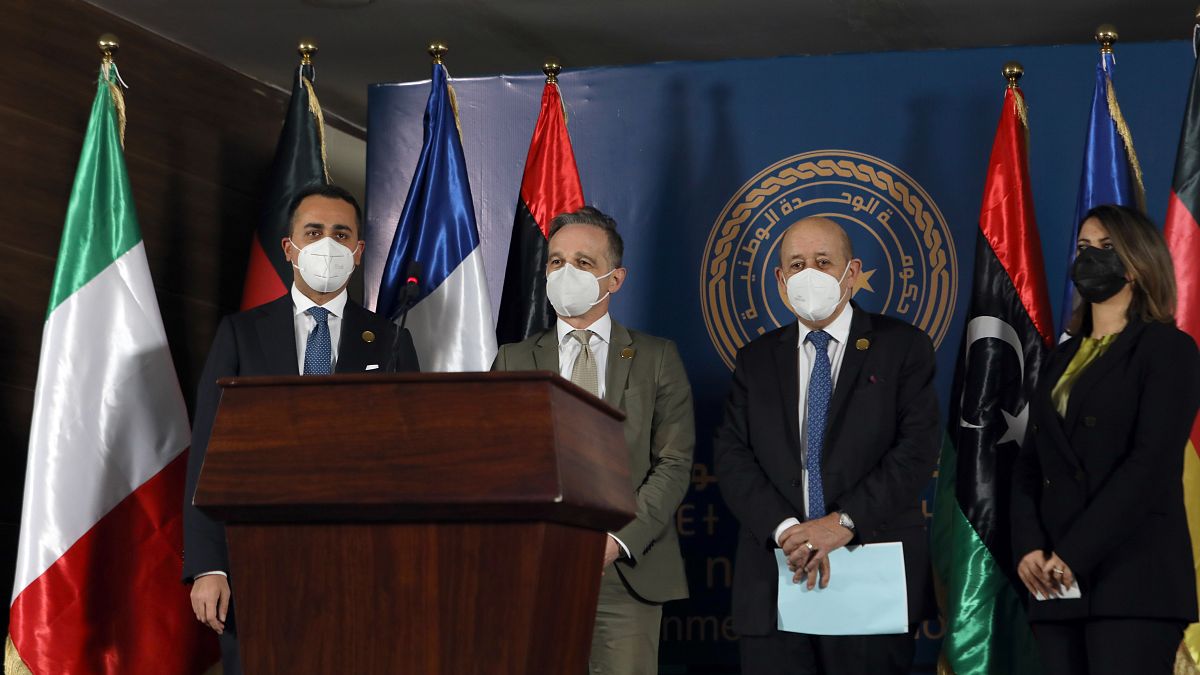 Avrupalı üç bakan Libya'yı ziyaret etti