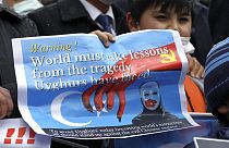 Uygurların Türkiye'deki protestosu
