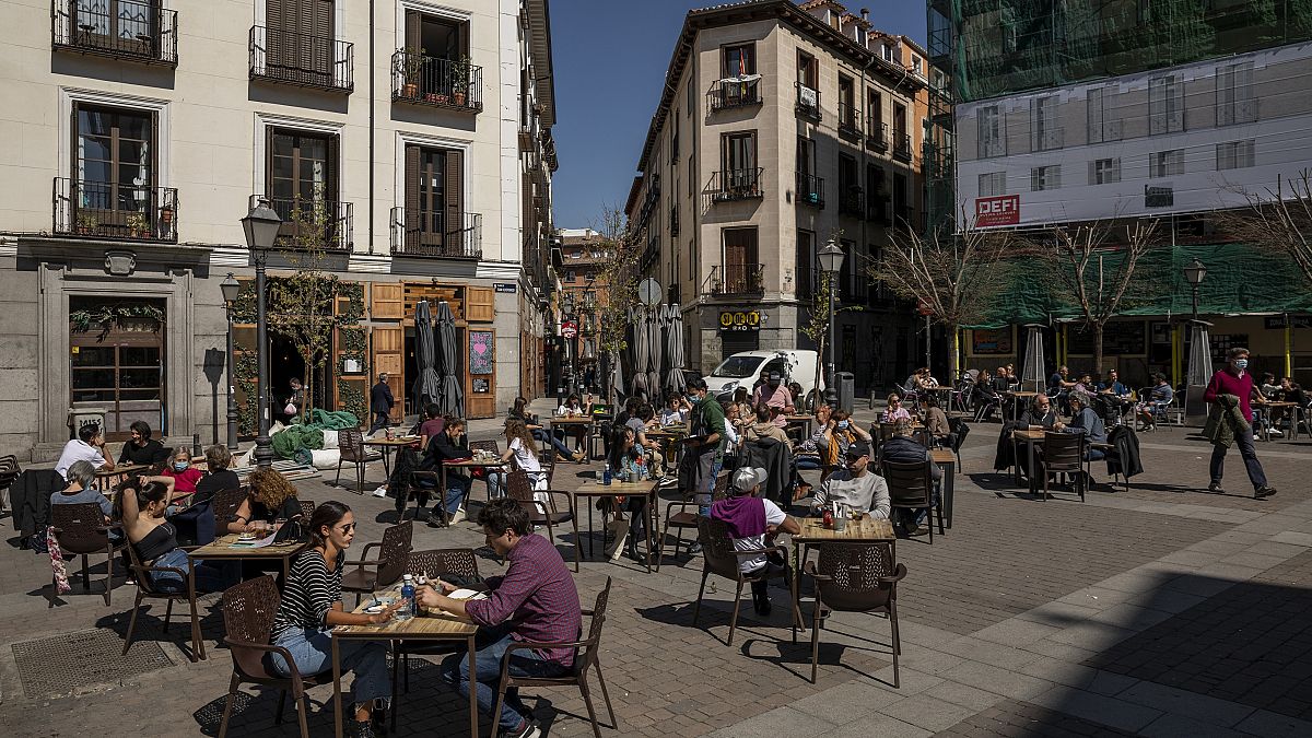 Las terrazas siguen abiertas en Madrid