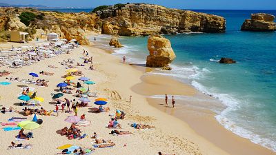 Praia de São Rafael, Albufeira, Portugal