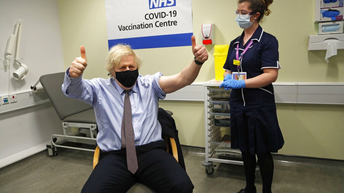 İngiltere Başbakanı Boris Johnson, 19 Mart tarihinde ilk doz Covid-19 aşısı olmuştu.
