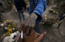 Cementerio del Chalco, en las afueras de Ciudad de México