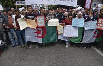  Manifestación en Argel para la liberación de los presos de conciencia y el fin del regimen