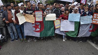 من المسيرة في العاصمة الجزائر