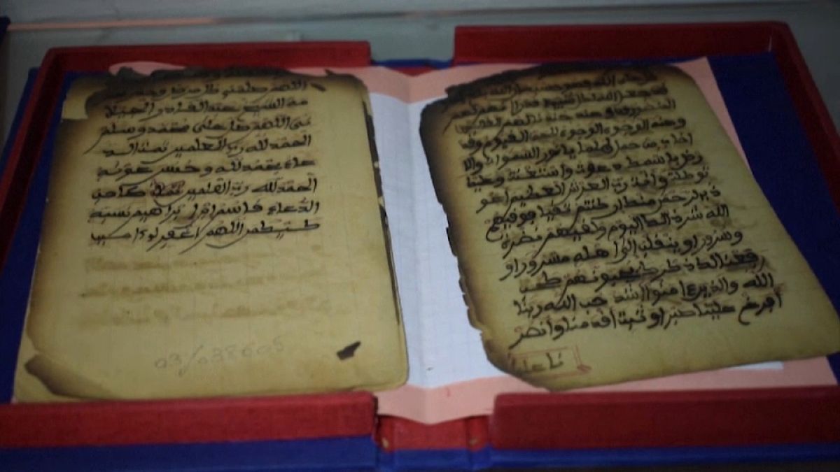 Un manoscritto dei mausolei di Timbuktu