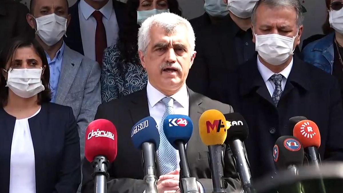 Ömer Faruk Gergerlioğlu, ‘Adalet Nöbeti‘ni HDP Genel Merkezi'nde sürdürüyor.
