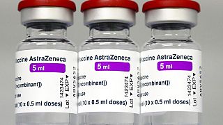 Des doses du vaccin anti-covid Astrazeneca, photo prise le 22 mars 2021 à Ebersberg en Allemagne