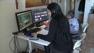 One third of Italian students don't have access to a computer for online lessons.