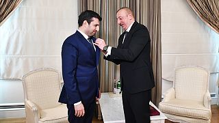 Selçuk Bayraktar, Azerbaycan Cumhurbaşkanı Aliyev