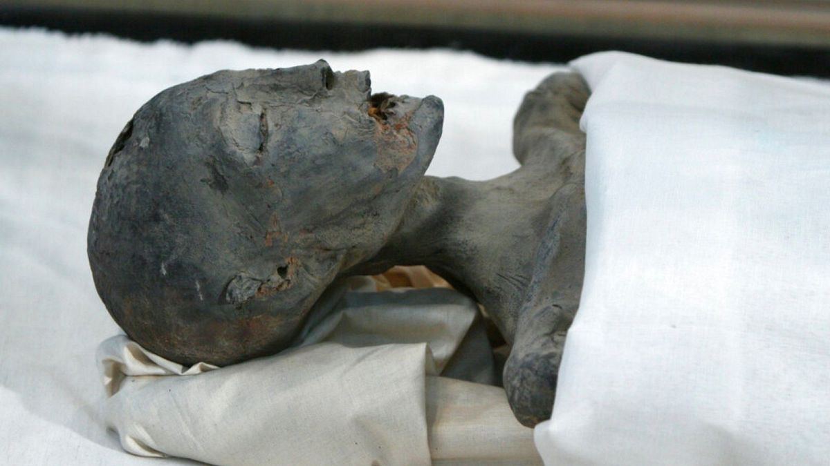 یکی از اجساد مومیایی‌شده به جامانده از دوران مصر باستان