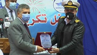 Egypt honours Suez Canal salvage teams