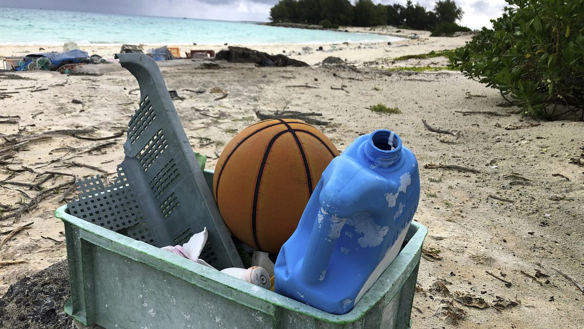 File photo - Plastic waste in the beach
