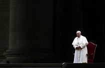 Le Pape François, le 02 avril au Vatican