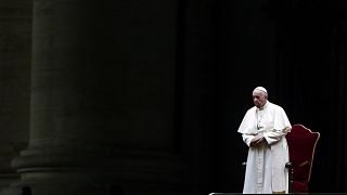 Le Pape François, le 02 avril au Vatican