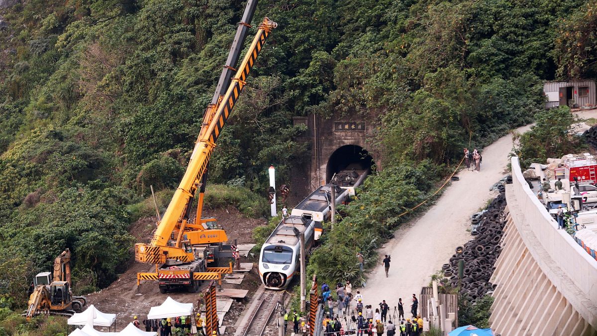 Tayvan'da tren kazası 