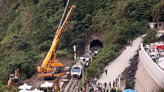 Tayvan'da tren kazası