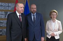 Uniós csúcsvezetők Ankarában