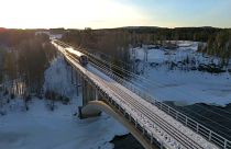 A railway bridge has been reopened across the Tornio river.