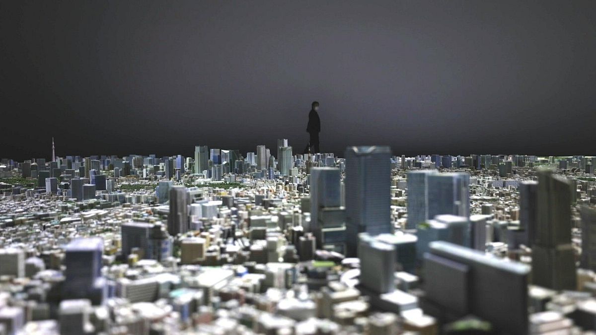 مجسم لمدينة طوكيو بتفاصيل متناهيو في  الدقة وبمقياس واحد من الألف