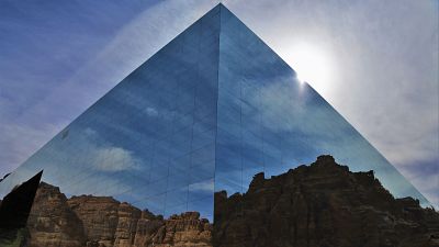The Maraya concert hall in AlUla is the largest mirrored building in the world The Maraya concert hall in AlUla is the largest mirrored building in the world
