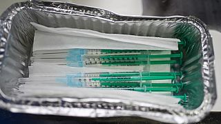 Injections with AstraZeneca vaccine against the coronavirus