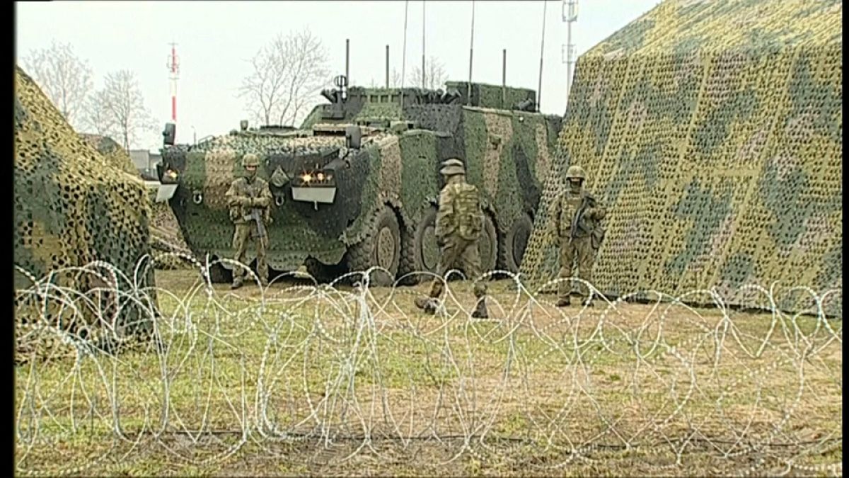 Военная техника и солдаты 18-й механизированной девизии ВС Польши 