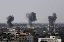 İsrail, 16 Temmuz 2014'te Gazze Şeridi'nde hedefleri bombaladı