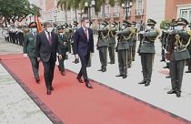 chefe do governo espanhol em visita a Angola
