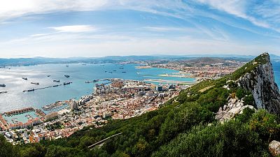 A view of Gibraltar from the Top of the Rock.