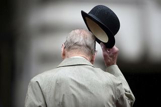 Britain's Prince Philip, in his role as Captain General of the Royal Marines, attends a Parade on the forecourt of Buckingham Palace, in central London.