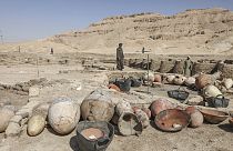 Archäologen feiern Entdeckung der verloren Stadt bei Luxor