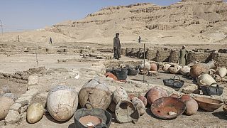 Archäologen feiern Entdeckung der verloren Stadt bei Luxor