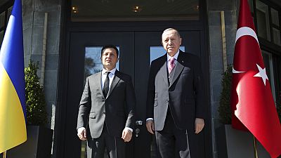Ζελένσκι και Ερντογάν στην Κωνσταντινούπολη