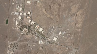 La centrale di Natanz vista dal satellite. 