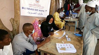 Premier tour de l'élection présidentielle au Tchad, le 11 avril 2021.