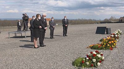 The German president remembers victims of Nazis at Buchenwald