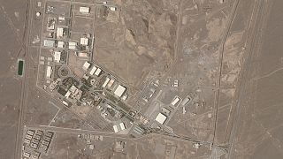 İran'ın İsfahan eyaletindeki Natanz Nükleer Tesisi'nin uydu görüntüsü