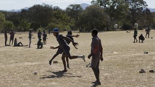 Footballers in Zimbabwe play in "money matches" to support families