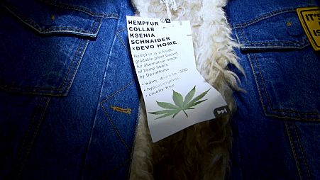 The cruelty-free biodegradable fur is made from hemp fibres.