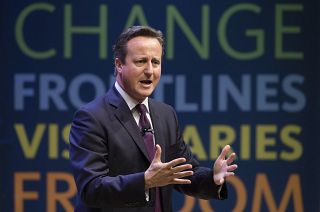 Former British prime minister David Cameron